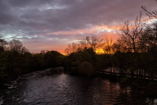 Magnifique Coucher Soleil Watertown — Photo