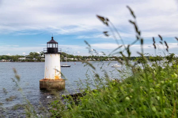 Winter Island Lighthouse Salem Massachusetts — Stock Photo, Image
