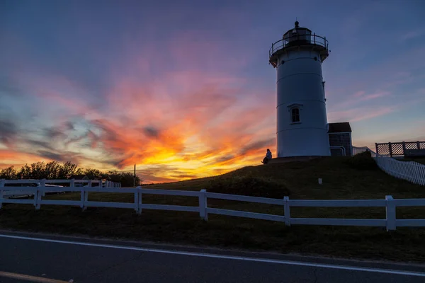 Phare Nobska Falmouth Massachusetts — Photo