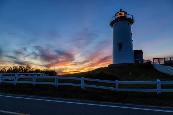 Phare Nobska Falmouth Massachusetts — Photo