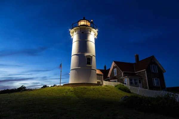 Nobska Leuchtturm Falmouth Massachusetts — Stockfoto