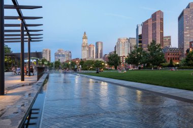 Boston 'daki Rose Kennedy Greenway Parkı