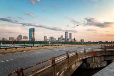 Boston 'da Yaz Günü Günbatımı