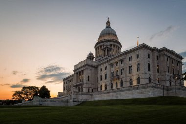 Rhode Island Eyalet Binası Yaz Öğleden Sonra