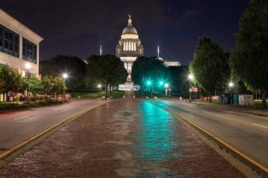 Geceleyin Rhode Island Eyalet Sarayı