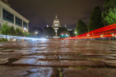 Geceleyin Rhode Island Eyalet Sarayı