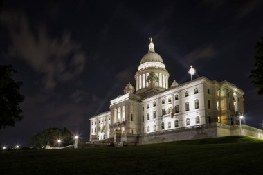 Geceleyin Rhode Island Eyalet Sarayı