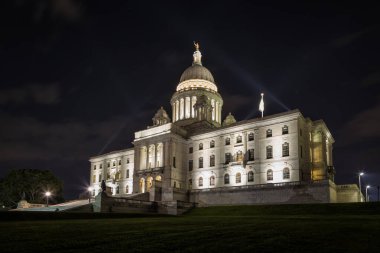 Geceleyin Rhode Island Eyalet Sarayı