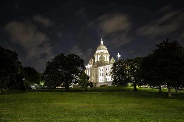 Rhode Island State House Por Noche —  Fotos de Stock