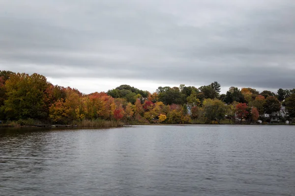 Worcester Massachusetts Sonbahar Sahnesi — Stok fotoğraf