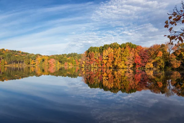 Una Hermosa Mañana Otoño Framingham Massachusetts — Foto de Stock