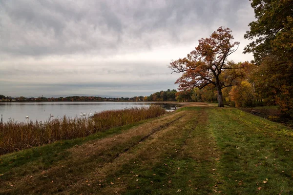 Höstlandskap Massachusetts — Stockfoto