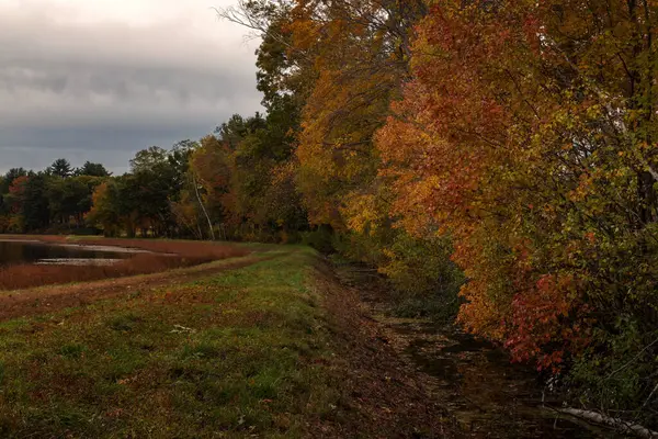 Höstlandskap Massachusetts — Stockfoto