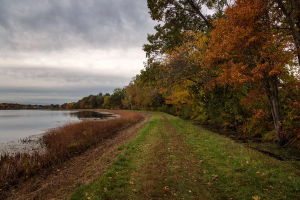 Höstlandskap Massachusetts — Stockfoto