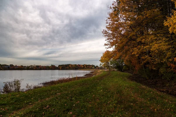 Höstlandskap Massachusetts — Stockfoto