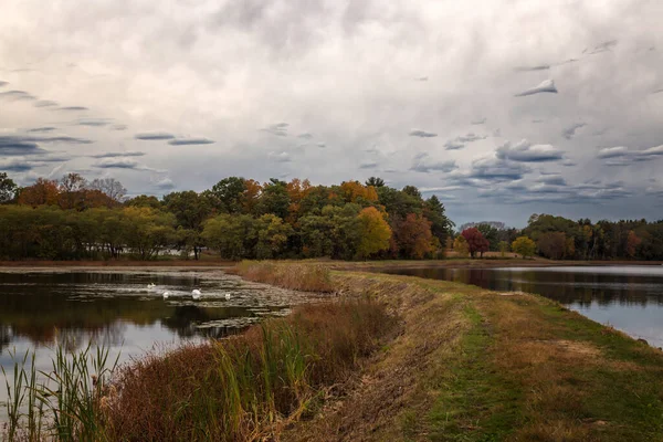 Осенние Пейзажи Массачусетса — стоковое фото
