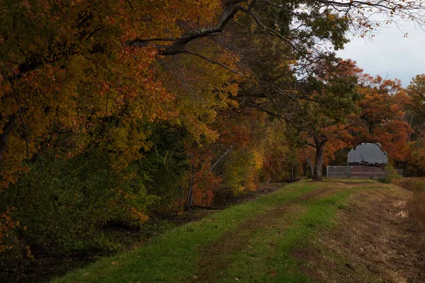 Höstlandskap Massachusetts — Stockfoto