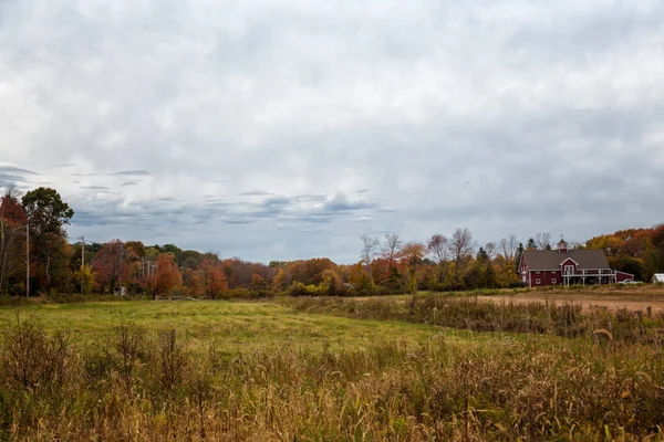 Paysages Automne Dans Massachusetts — Photo