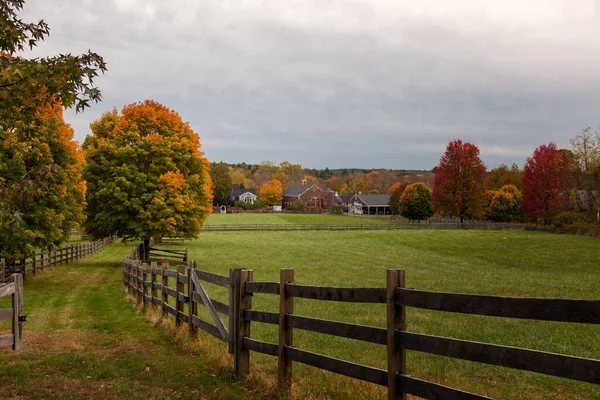 Paysages Automne Dans Massachusetts — Photo