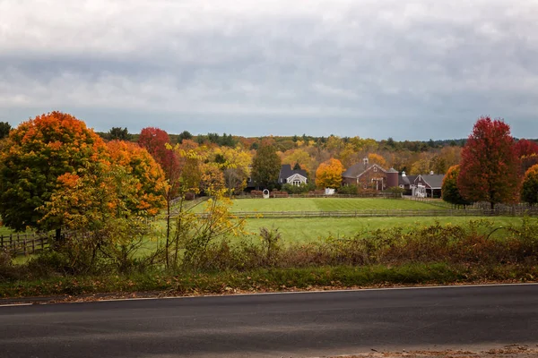 Paisagens Outono Massachusetts — Fotografia de Stock