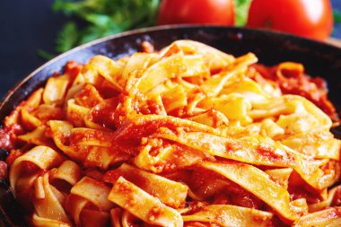 makarna sosları ile 