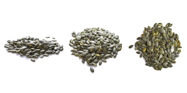 Set of pumpkin seeds — Stock Photo, Image