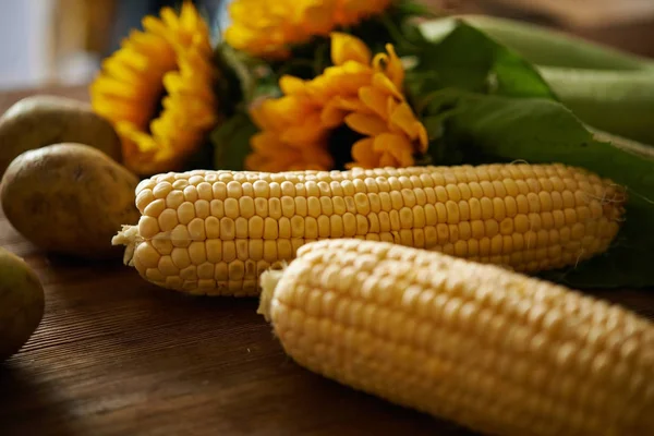 Harvest on table — Stock Photo, Image