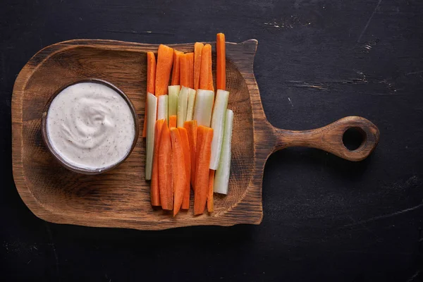 Crudites. morot och selleri — Stockfoto