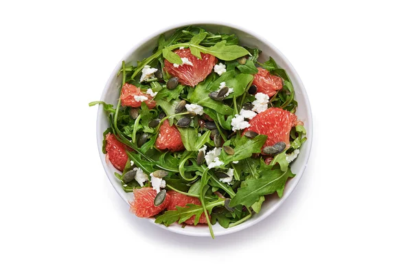 Rocket salad with grapefruit — Stock Photo, Image