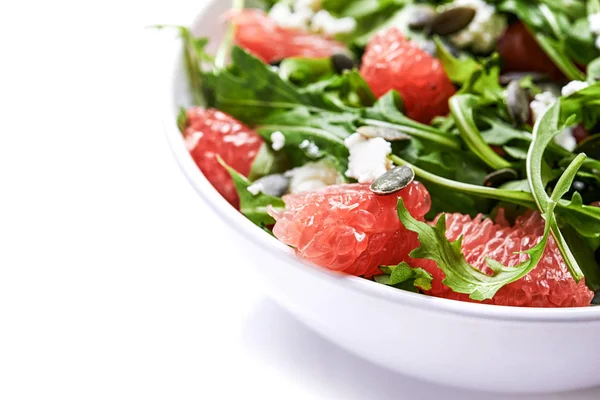 Salada de foguete com toranja — Fotografia de Stock