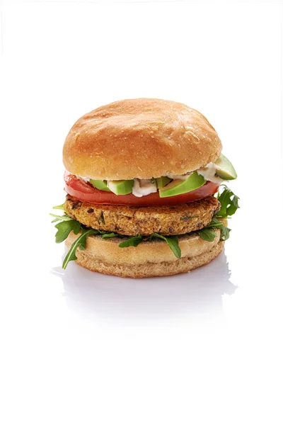 Veggie chikpie burger — Stock Photo, Image