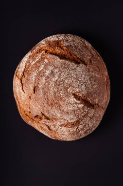 Çavdar ekmeği Üstten Görünüm