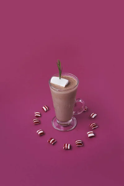 Склянка з какао — стокове фото