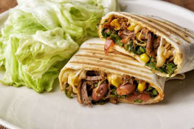 Tabakta nefis bir burrito