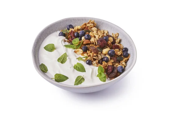 Granola met yoghurt — Stockfoto