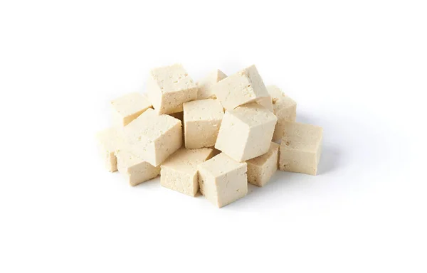 Block av färsk Tofu Stockbild