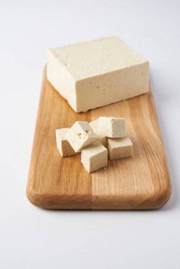 Taze soya peyniri bloğunu