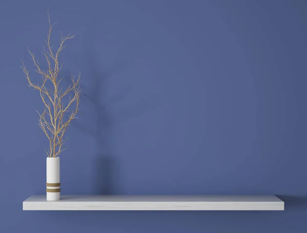 Raf arka plan 3d render vazoyu dalında