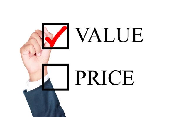 Value is what i choose — Stock Photo, Image