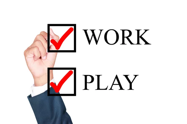 Work and play together concept — Stock Photo, Image