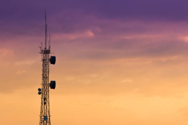 siluetleri telekomünikasyon Kulesi