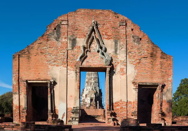 Ratburana tempel in Ayutthaya, Thailand. — Stockfoto