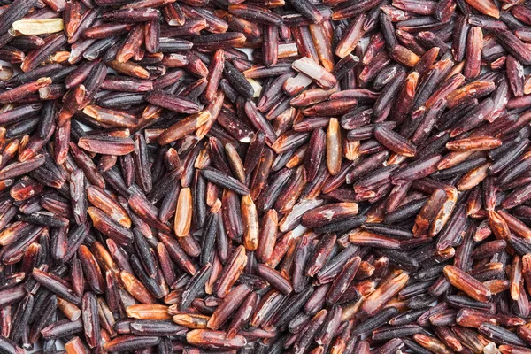 Brauner Reis Muster voller Rahmen Hintergrund — Stockfoto