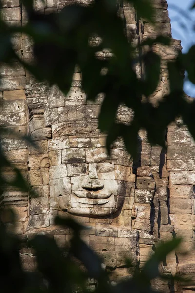 Antico tempio di Prasat Bayon, Angkor Thom — Foto Stock