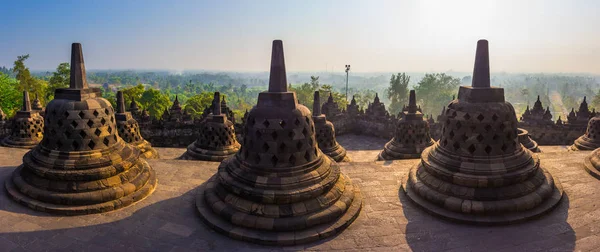 Borobudur tempel, yogyakarta, java, Indonesië. — Stockfoto