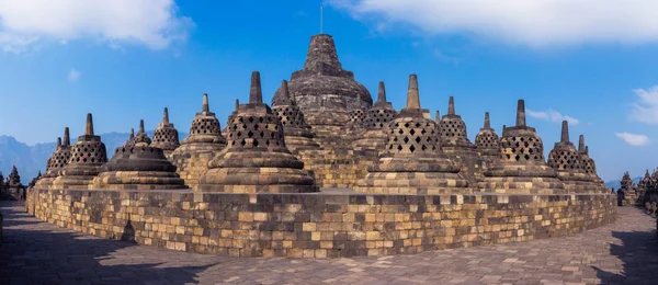 Borobudur Tapınağı, yogyakarta, java, Endonezya.