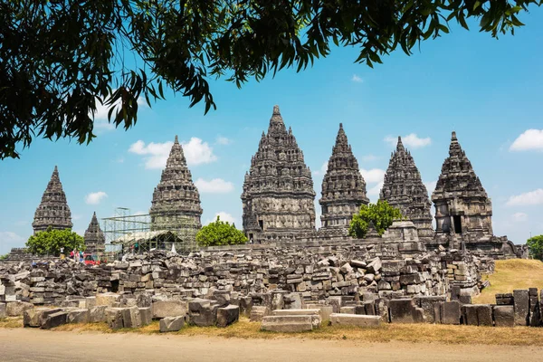 Prambanan tapınağı ,Yogyakarta Java adasında, Endonezya