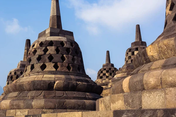 Borobudur tempel dagtijd — Stockfoto