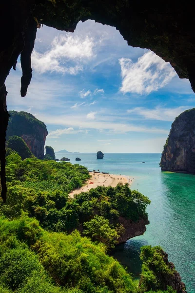 Alta vista sulla spiaggia di Ao Nang — Foto Stock