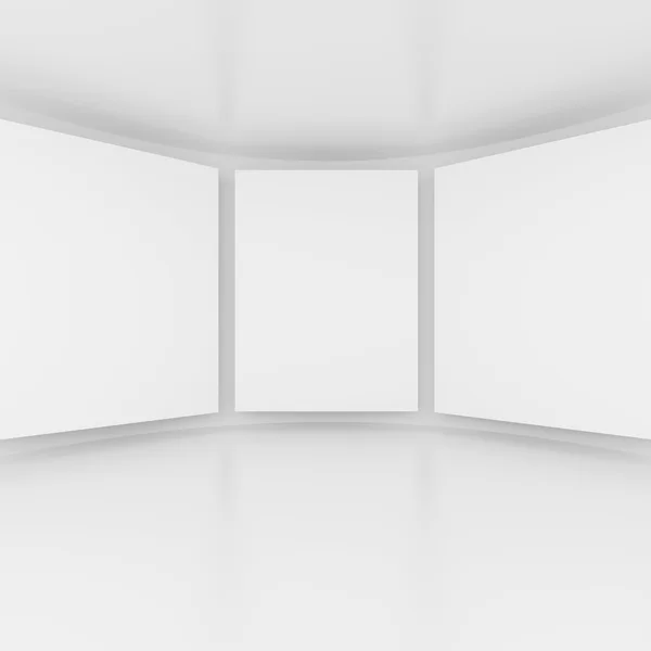 Abstrakte Galerie Innenraum — Stockfoto